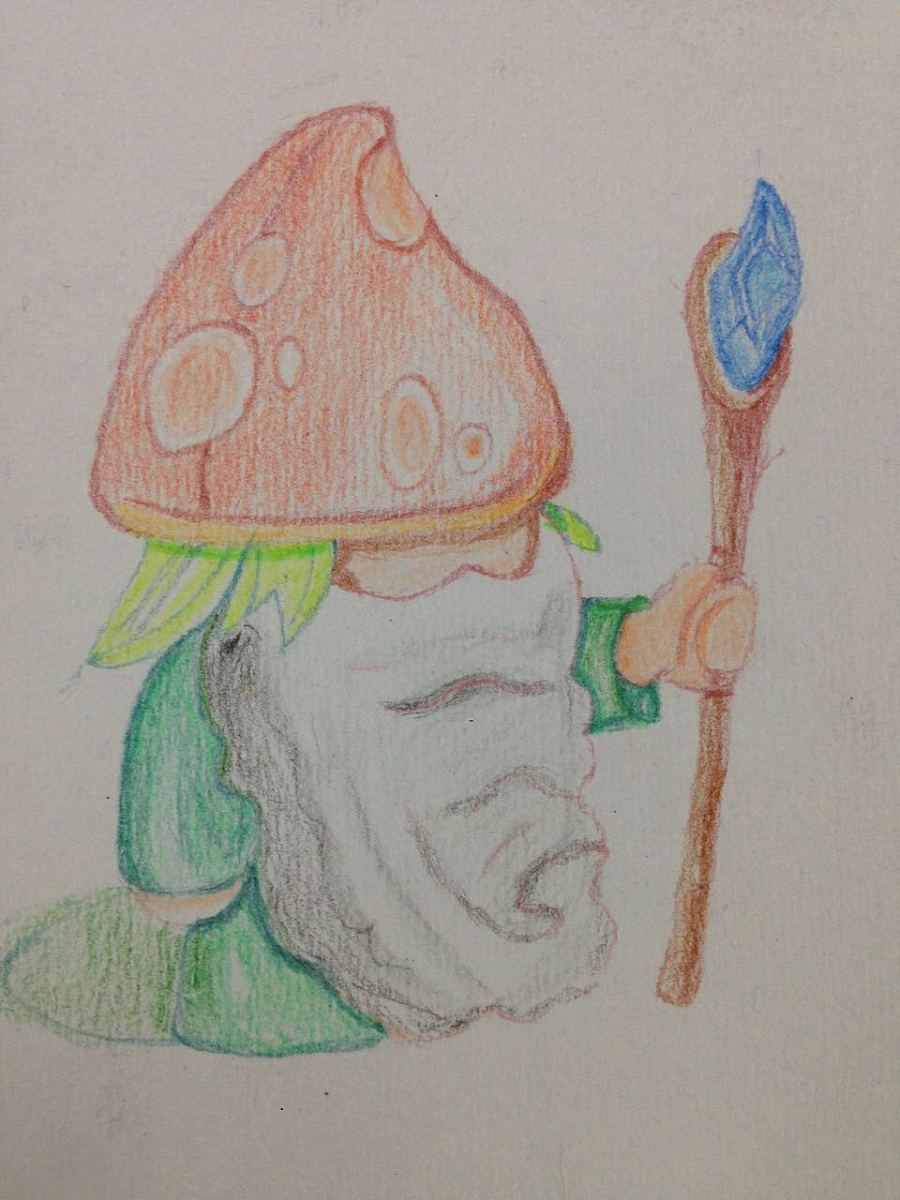 几张素描和彩色笔画图