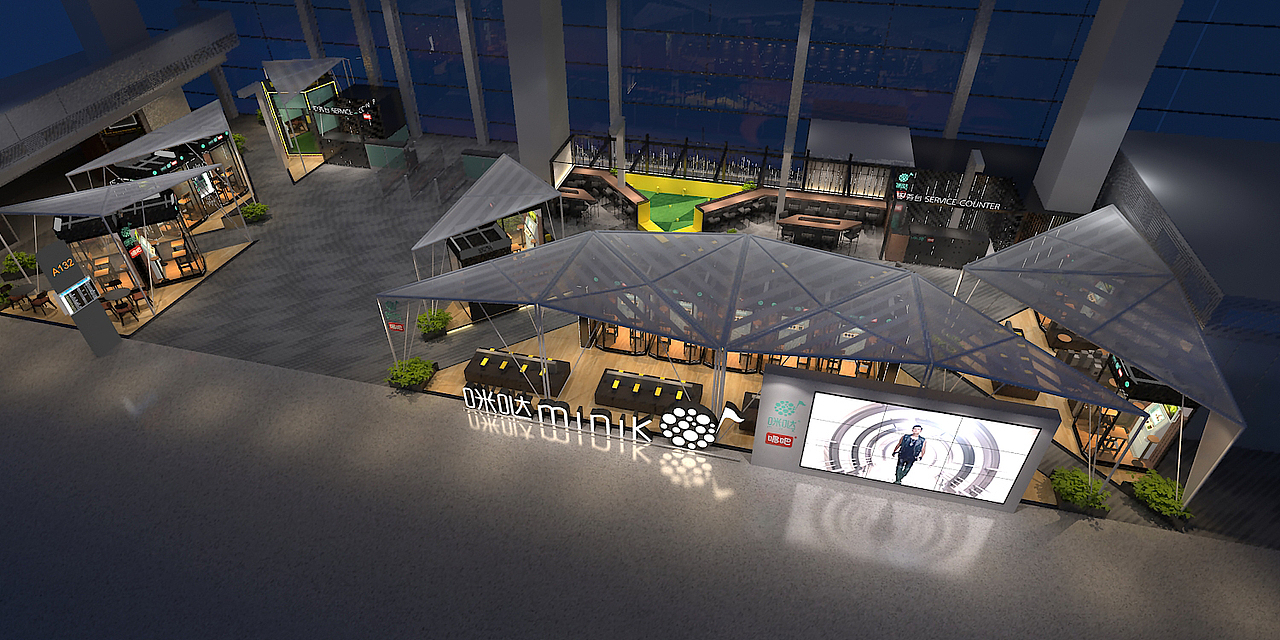 广州白云机场咪哒miniK音乐机展厅