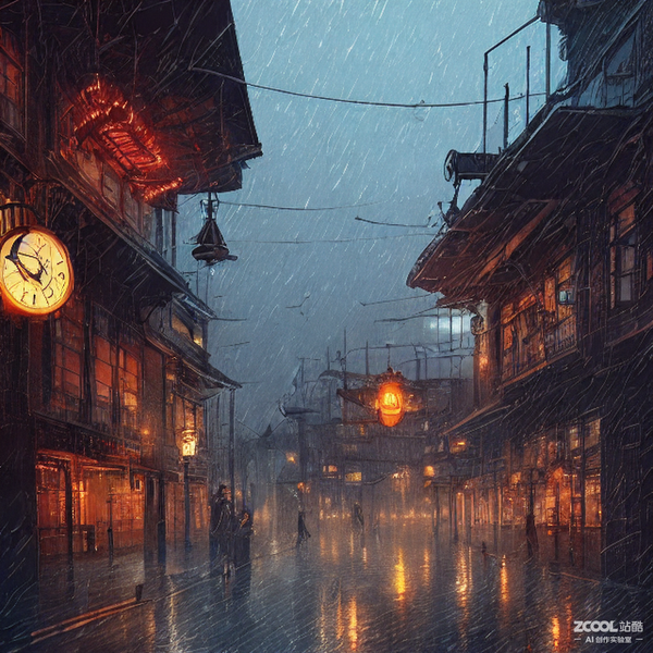 AI生成-街道
