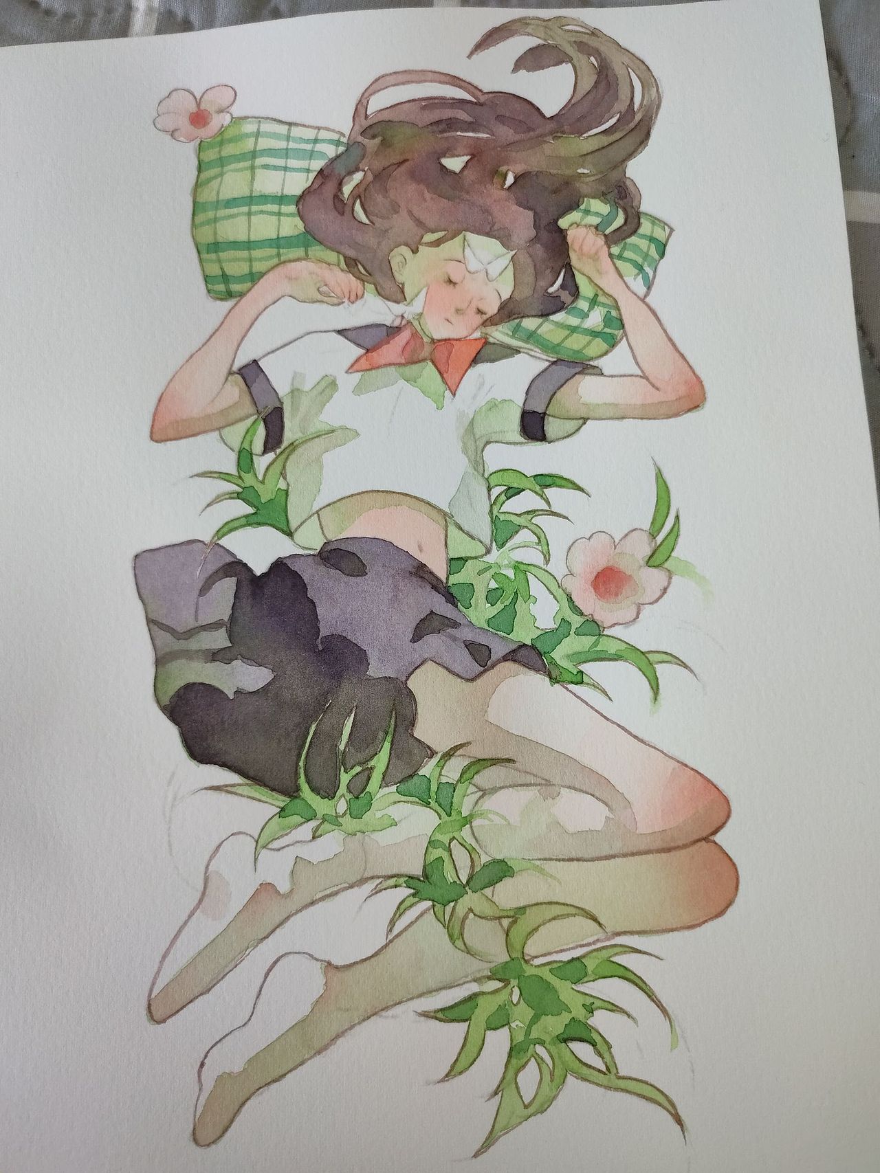 酿春光(纸胶带)（图ZMzY2NDQwMjA0） - 商业插画 - 站酷设计师忍冬2333原创素材 - 站酷ZCOOL