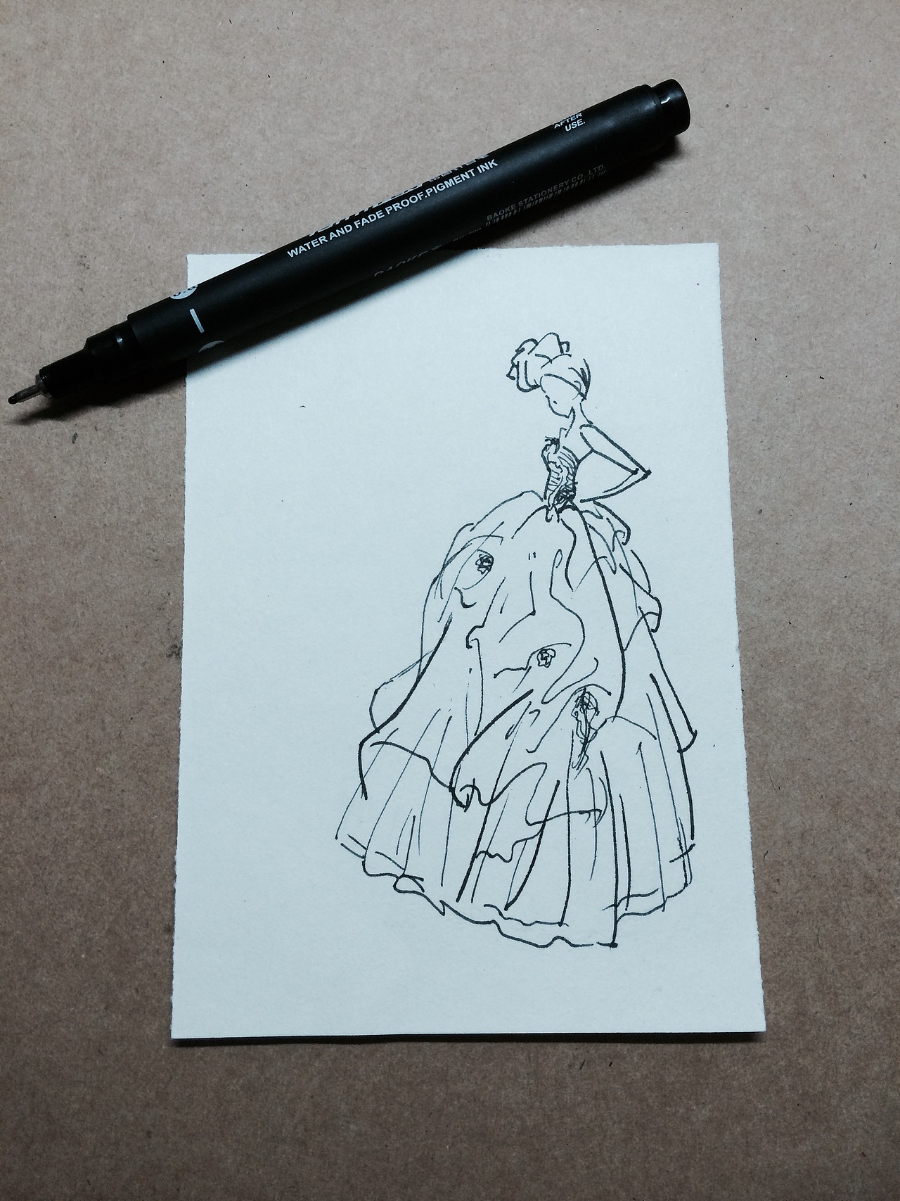 手绘线稿（图ZMzcwNDUyMjQ=） - 创作习作 - 站酷设计师芝麻姑娘原创素材 - 站酷ZCOOL