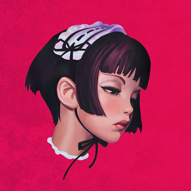 《这个杀手不太冷》 玛蒂达(娜塔莉)手绘临摹