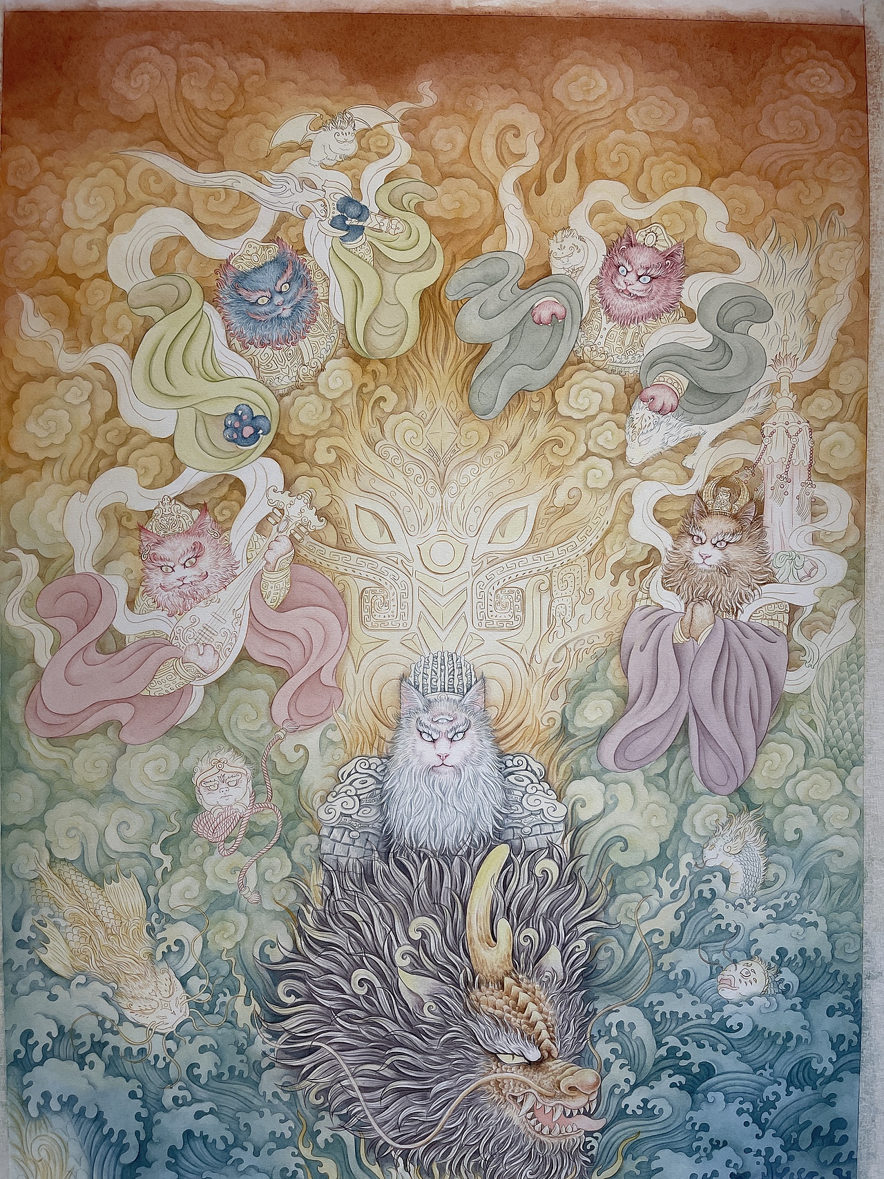 仙猫狸将之封神大战（图ZMzgxMDA4MTgw） - 绘画 - 站酷设计师晓晓村长原创素材 - 站酷ZCOOL