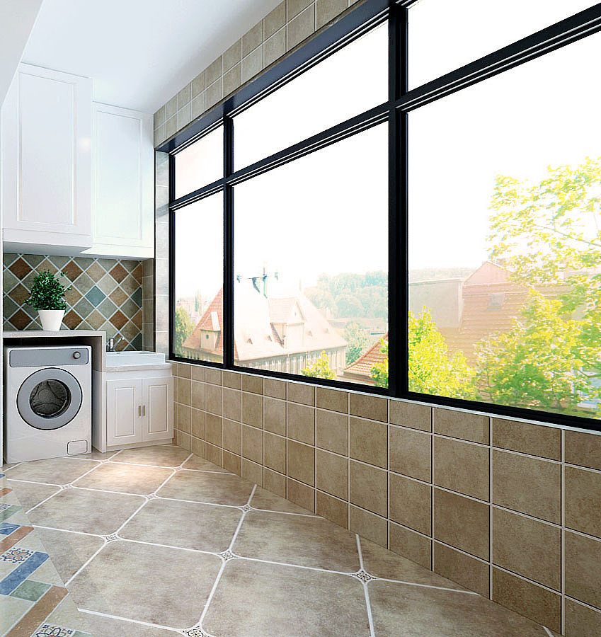 济南万泰装饰海尔云世界140平美式风格案例