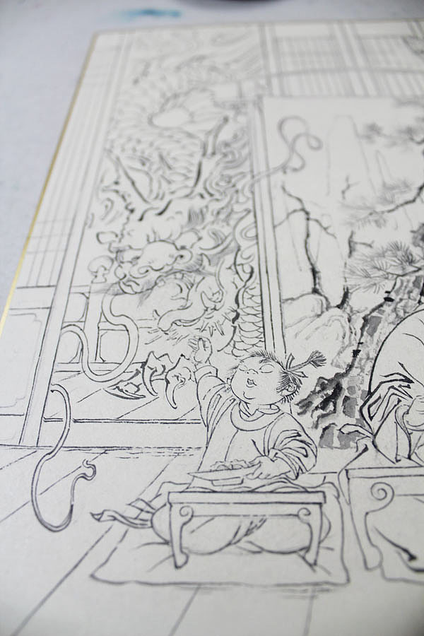 古风十二星座【射手】+二十四节气【冬至】（图ZMjI5NDU4MjQ=） - 绘画 - 站酷设计师莲羊原创素材 - 站酷ZCOOL