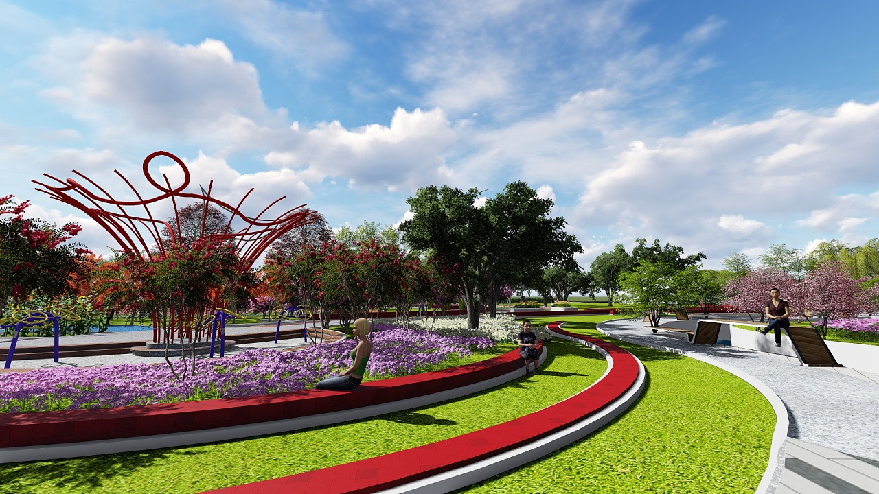 滨水公园景观设计lu