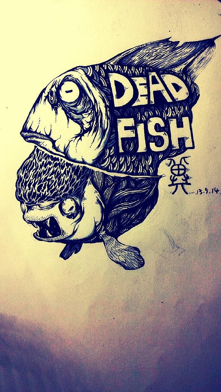 死鱼dead fish|插画|新锐潮流插画|冀皓天_原创作品-站酷zcool