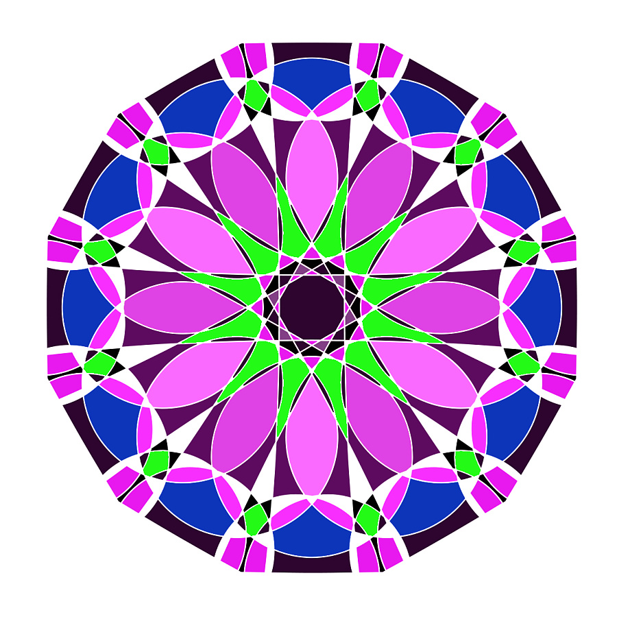 原创作品:万花轮