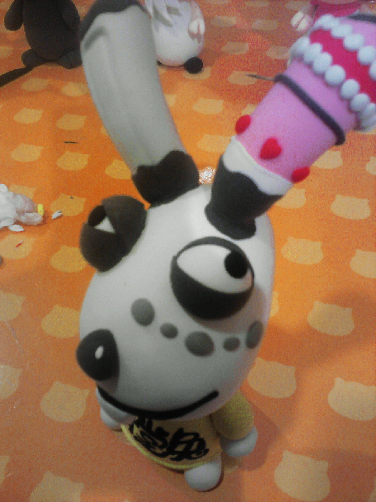 安小染の作品:闯堂兔-动漫角色DIY粘土研发