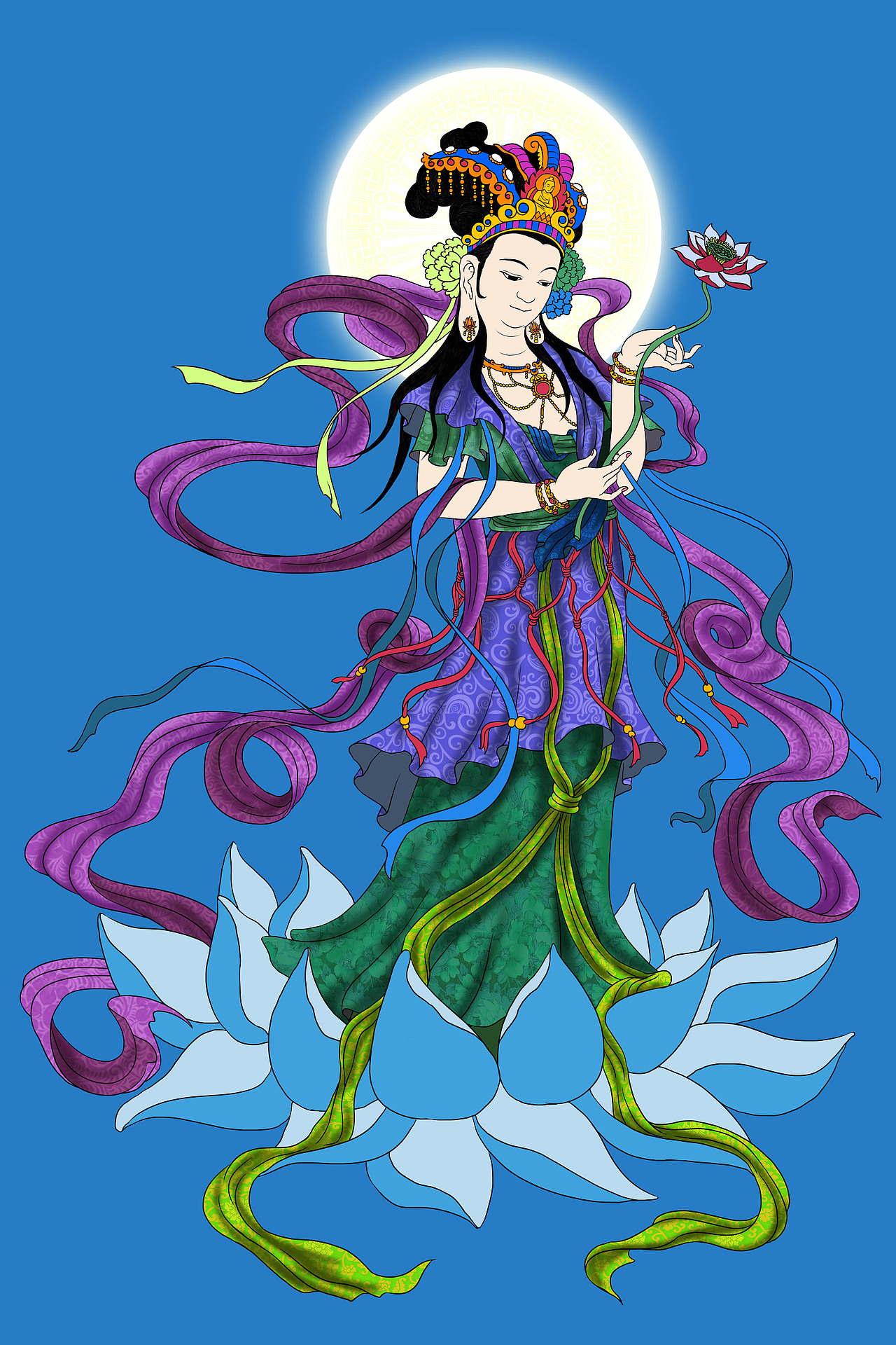 三十三观音----持莲观音