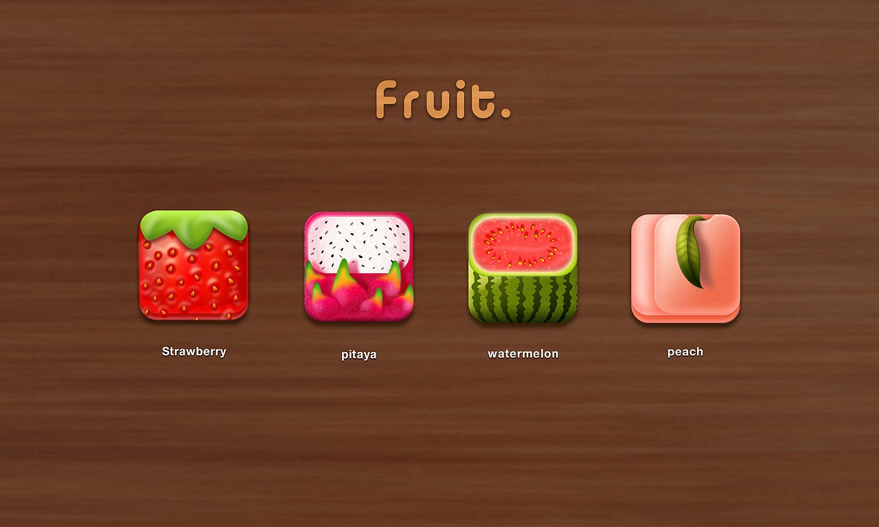 水果图标 UI图标（图ZMTY2MDI2ODg=） - 图标 - 站酷设计师495250404原创素材 - 站酷ZCOOL