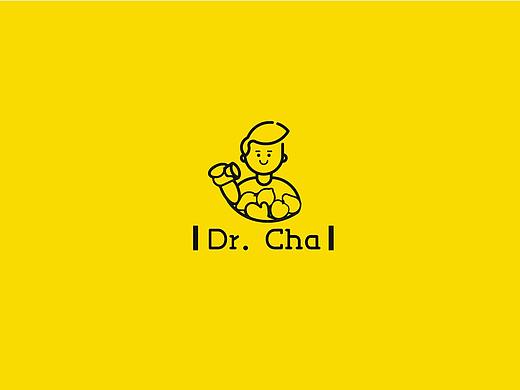 Dr.Cha 茶博士——果茶饮品的logo设计