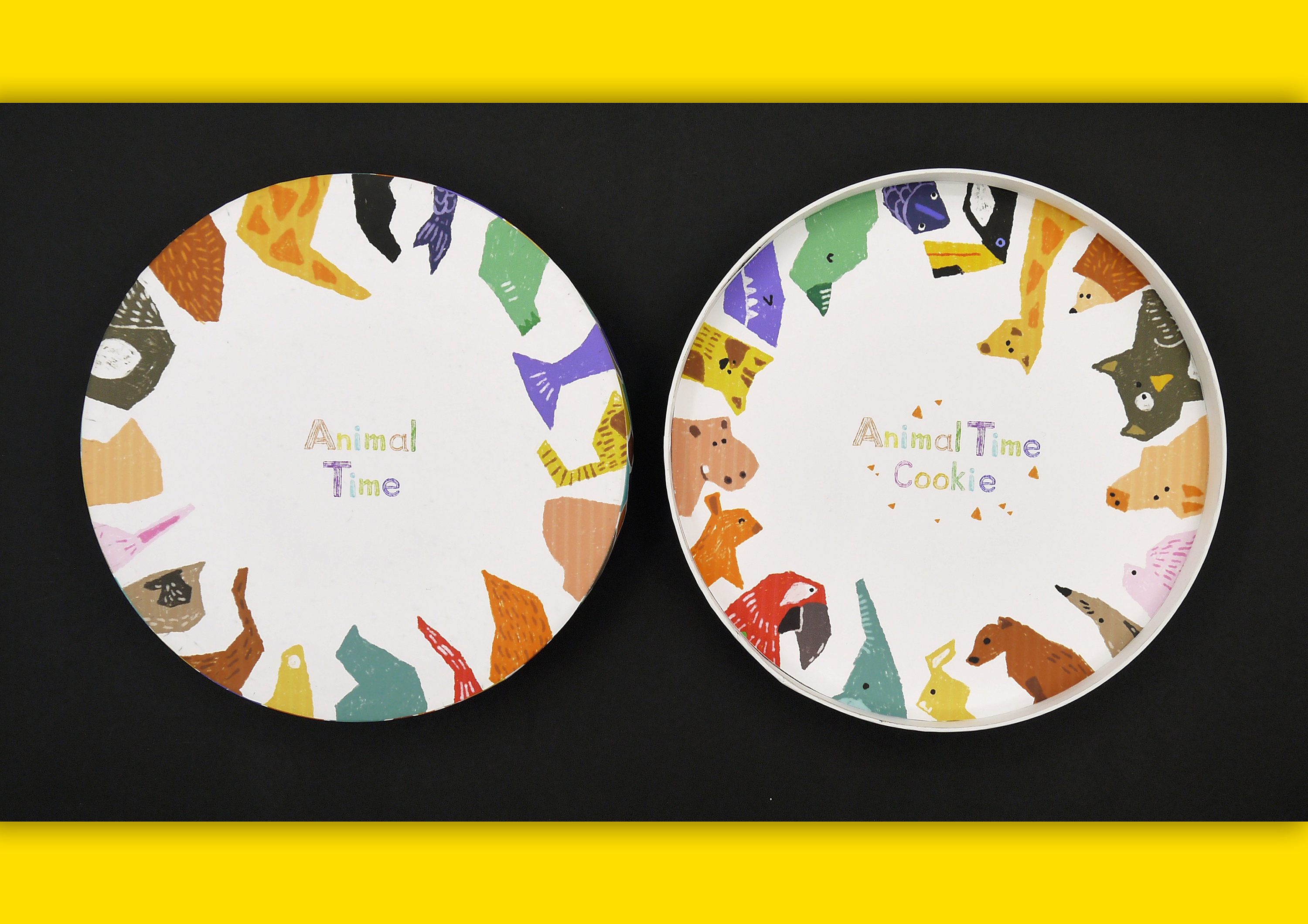 动物时间儿童饼干包装设计