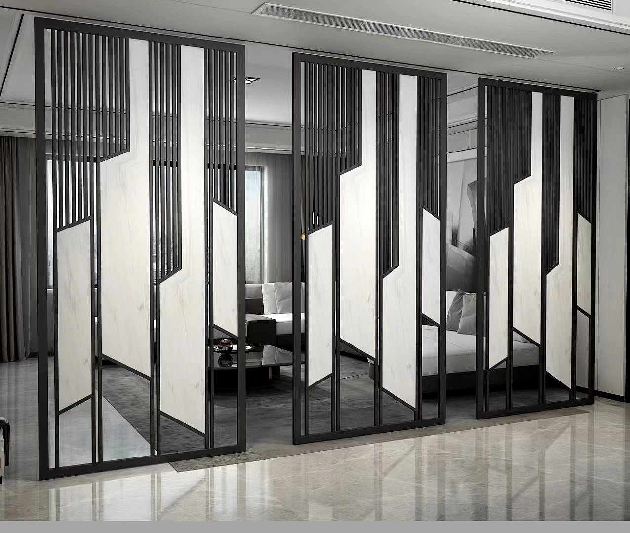 佛山雕刻工厂直销工装屏风隔断工艺品（图ZMjcxNzczMTEy） - 酒店餐饮设计 - 站酷设计师Z26539380原创素材 - 站酷ZCOOL