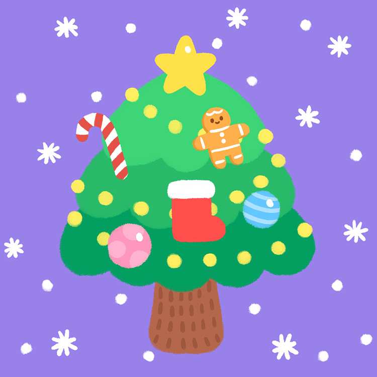 2018圣诞（图ZMTM5NzkxNTU2） - 艺术插画 - 站酷设计师HEYIN原创素材 - 站酷ZCOOL