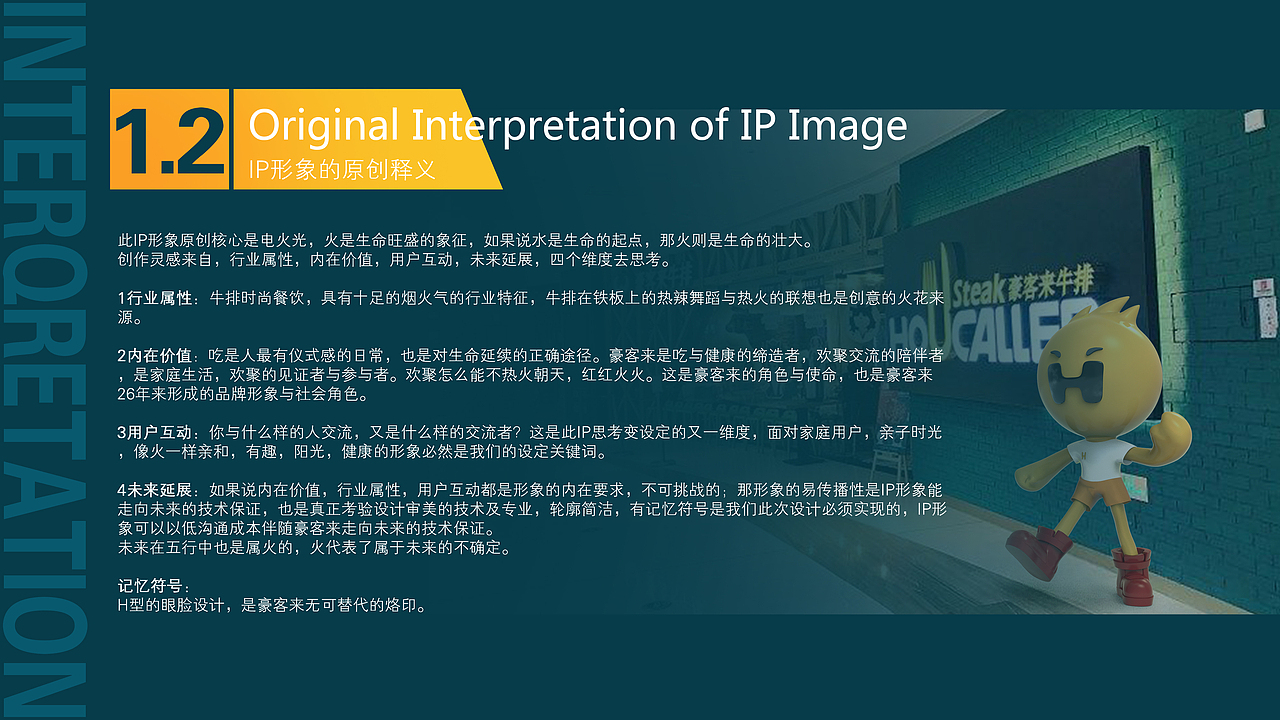 豪客来IP形象——小H