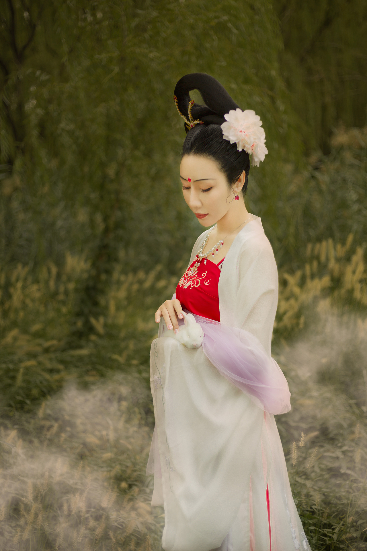 仿83版《西游记》里那位紫纱飘飘的嫦娥仙子（图ZMTc3MjA1MjQw） - 人像摄影 - 站酷设计师眞眞同学原创素材 - 站酷ZCOOL