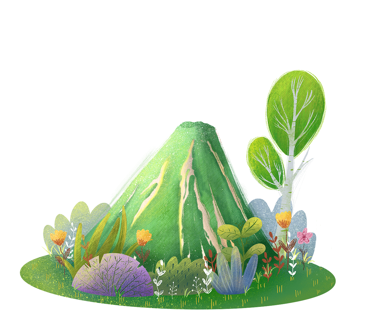 小火山（图ZMjA5MzA0NTQ4） - 儿童插画 - 站酷设计师飞天小女警儿原创素材 - 站酷ZCOOL
