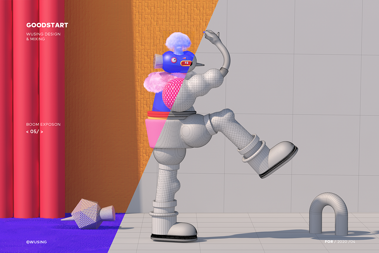 CINEMA 4D 生活的小琐事（图ZMjA0MjU4MDMy） - 场景 - 站酷设计师W伍拾壹原创素材 - 站酷ZCOOL