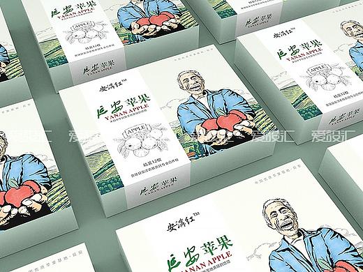 陕北延安苹果包装设计