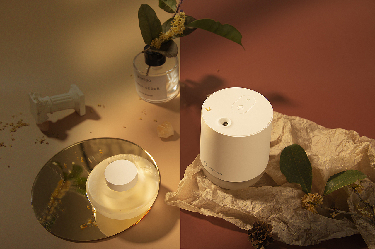 汉仑设计Hoowdesign×小卫Simpleway自动香氛机（图ZMjQ1MjI1OTUy） - 生活用品 - 站酷设计师汉仑设计原创素材 - 站酷ZCOOL