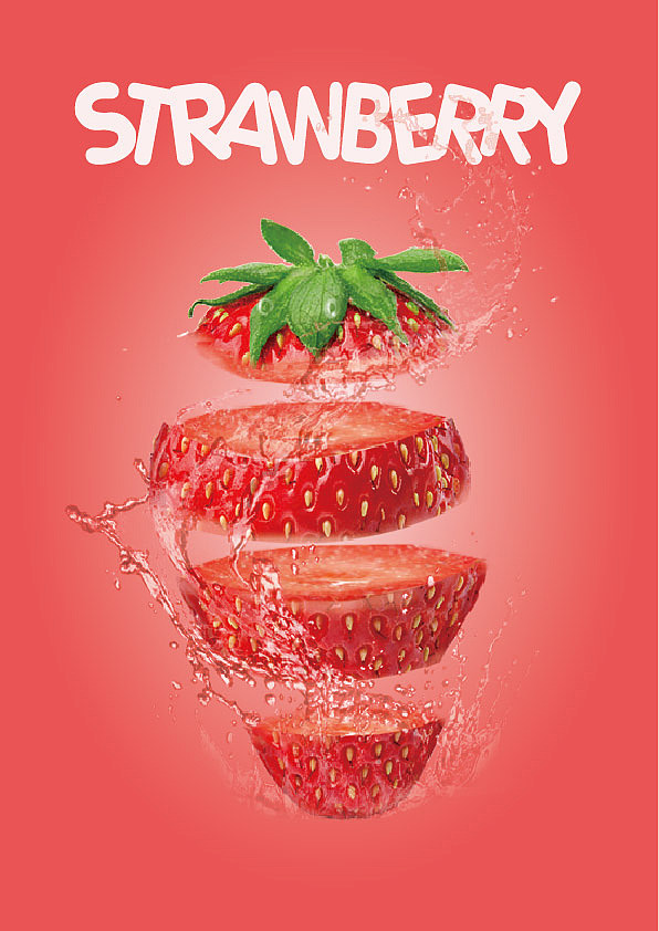 水果《草莓》海报