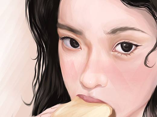 吃面包