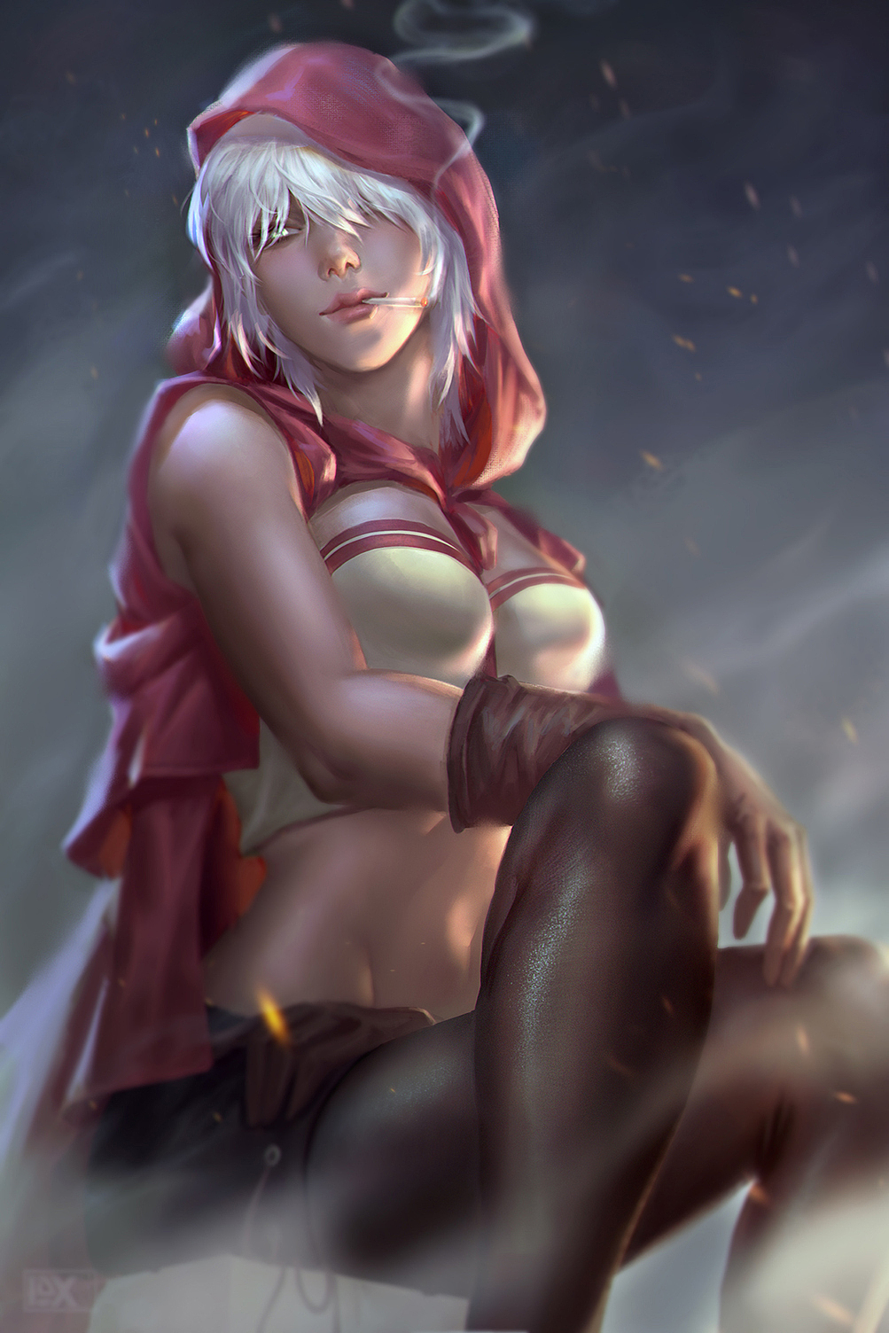 原创作品插画创作习作jojo巴斯特女神玛莱娅jojo的奇妙冒险