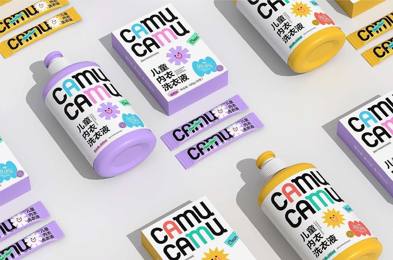 包装设计 | 儿童内衣洗衣液
