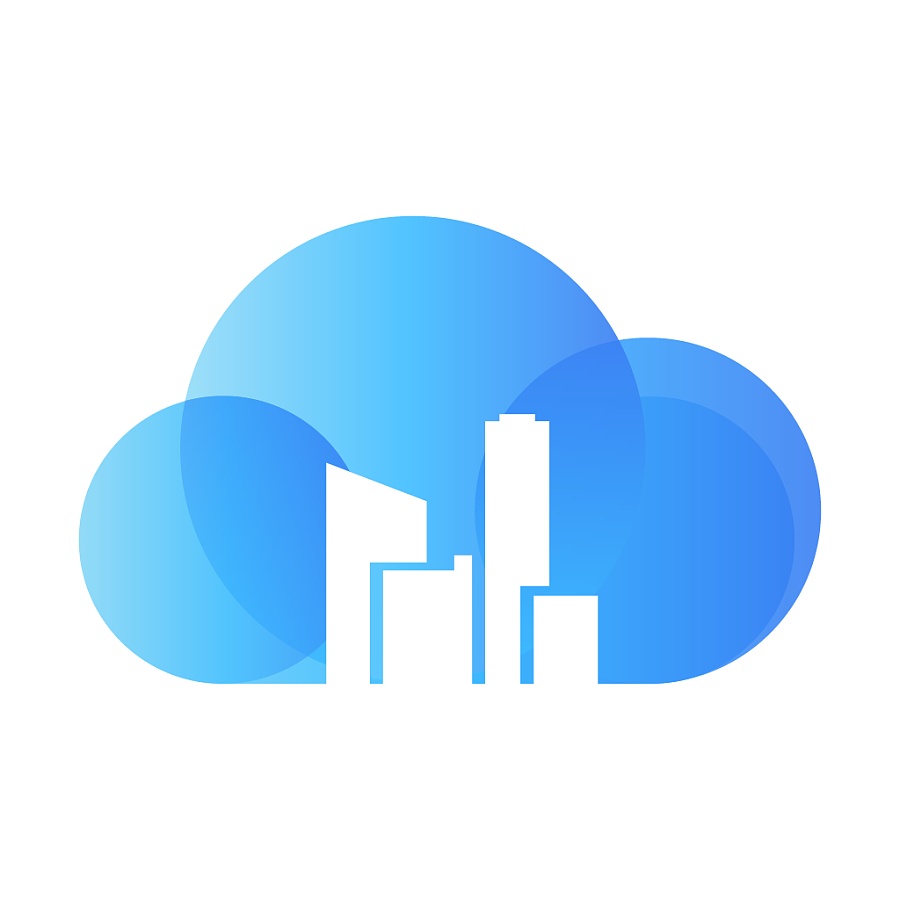 为新型智慧园区平台设计的logo,未采用