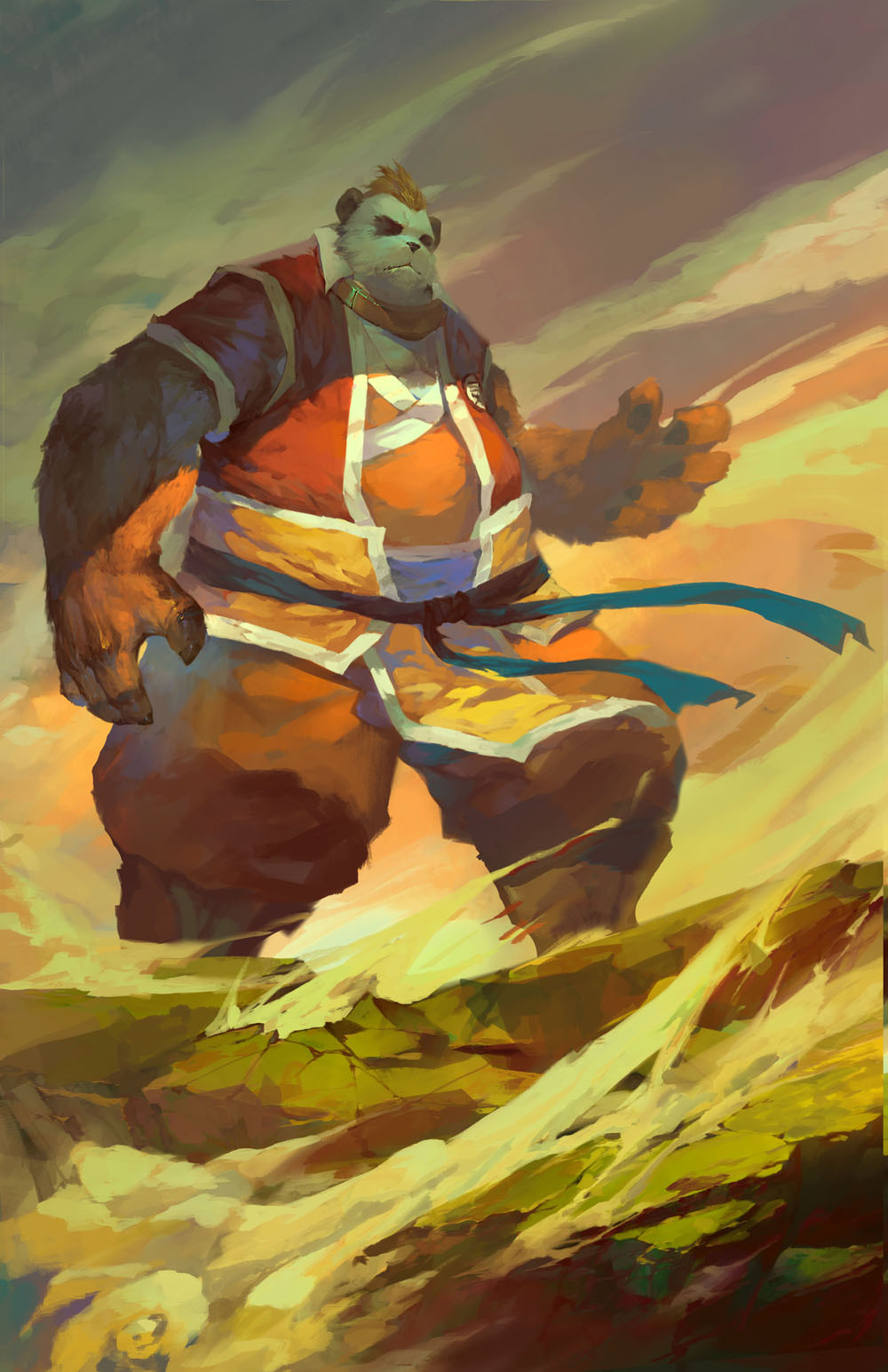 傻逼熊猫一只|插画|游戏原画|absalom空 - 原创作品 - 站酷 (zcool)