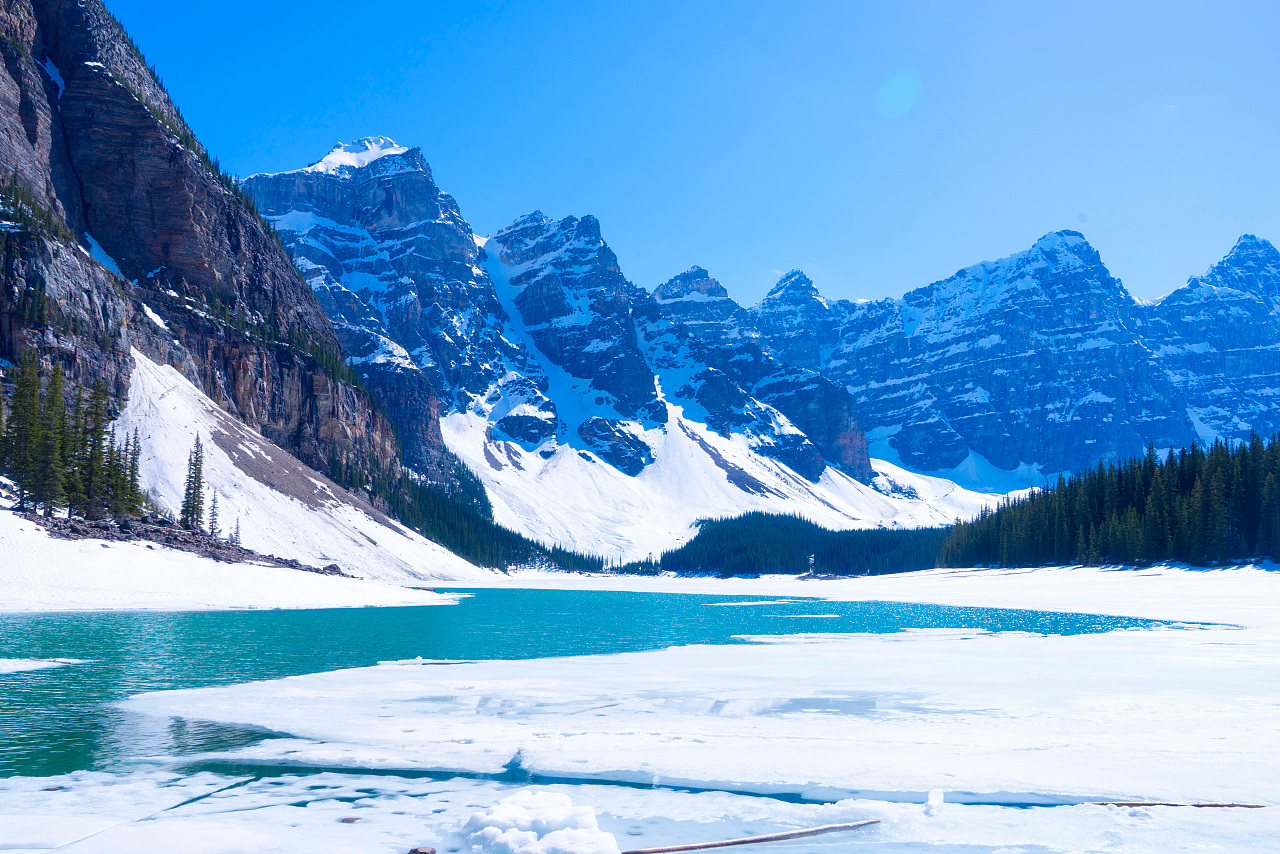 加拿大湖泊山水自然风景壁纸-壁纸图片大全