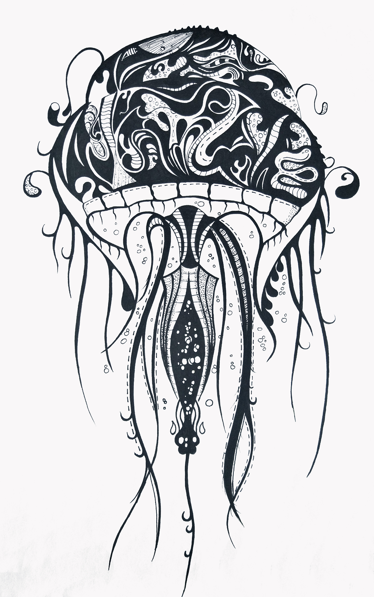 黑白装饰画临摹