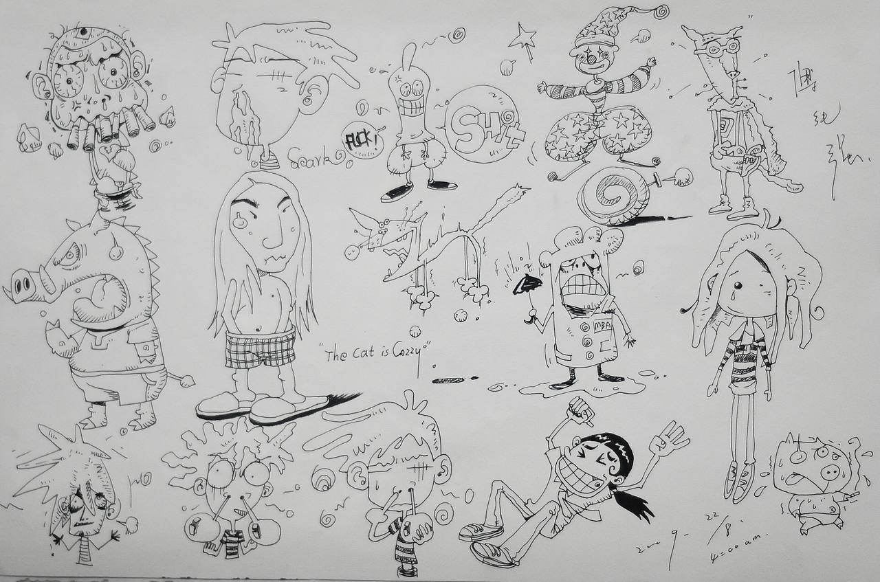 我的创意速写(图ZMTY4Njc2NTY=) - 绘画 - 站酷设计师傅淳强画者之旅原创素材 - 站酷ZCOOL
