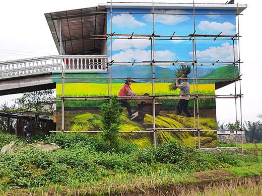 乡村振兴，新农村文化墙，乡村墙绘，农村文化墙