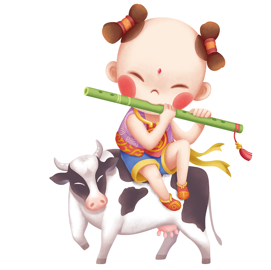 牧童（图ZMTEyNDg3NDg0） - 商业插画 - 站酷设计师佬骑原创素材 - 站酷ZCOOL