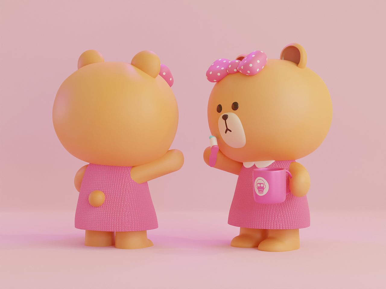 潮玩建模临摹练习