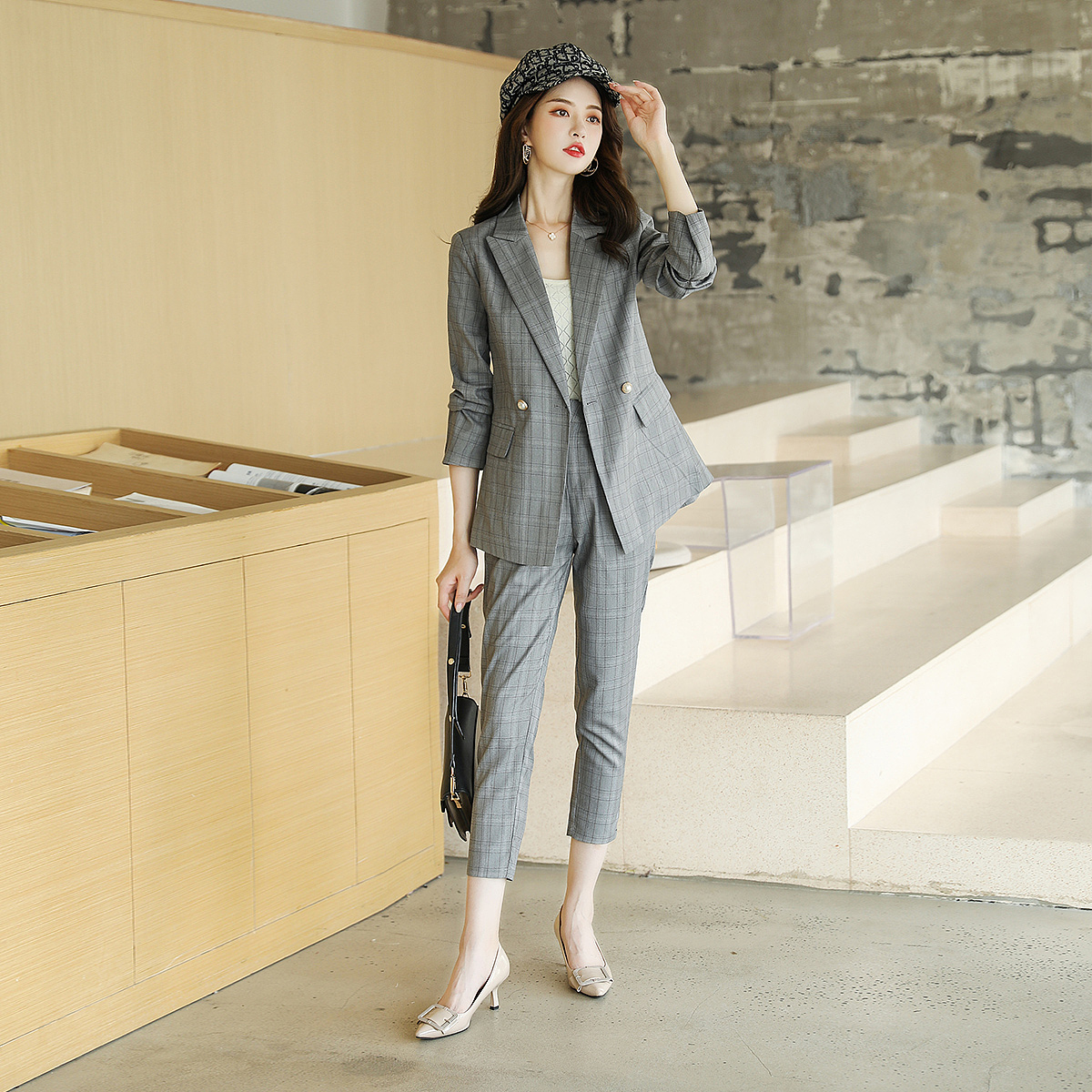 电商女装摄影 秋季外拍