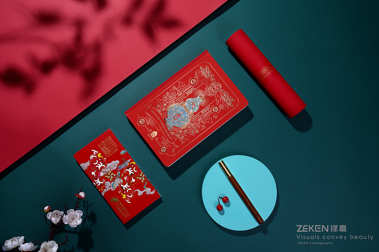 故宫文具之福禄绵长春联礼盒套装（图ZMjc4MzQ0NTI4） - 产品摄影 - 站酷设计师择高摄影原创素材 - 站酷ZCOOL