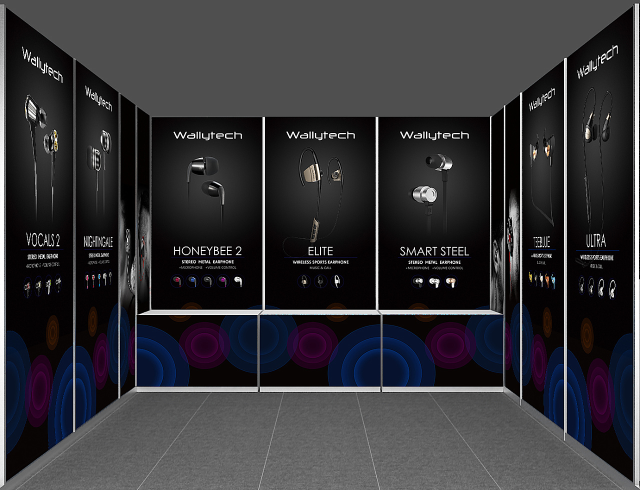 耳机展位海报