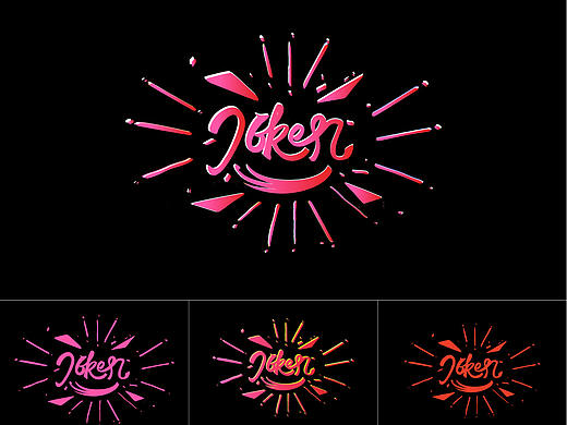《《joken》英文字体变形后期练习作品》