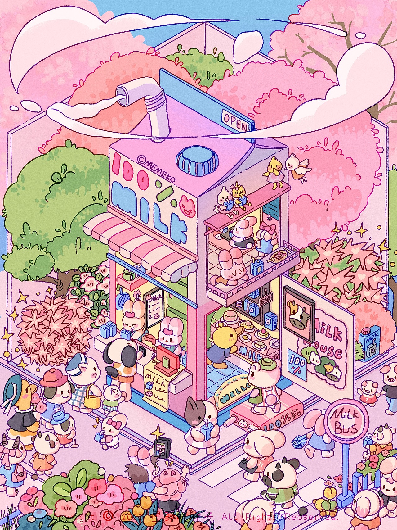 2023上半年插画总结（图ZMzQ0NjUyMjUy） - 商业插画 - 站酷设计师星野咩咩子原创素材 - 站酷ZCOOL