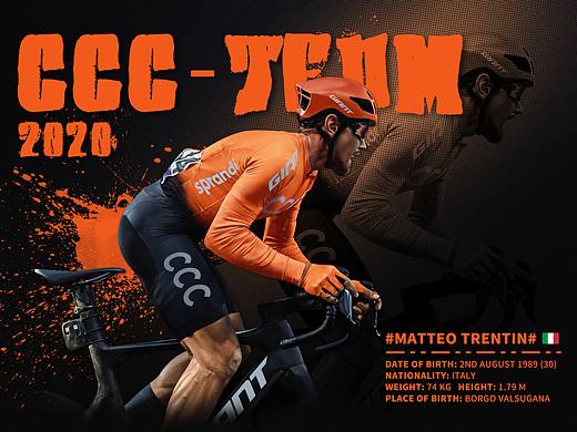 2020 CCC TEAM #Matteo Trentin#插画海报