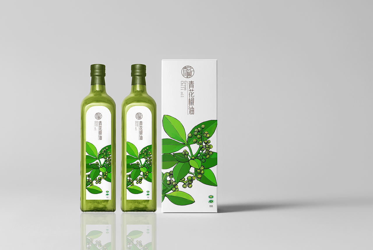 飞机稿-“平昌青花椒“产品包装设计 整体设计方案一