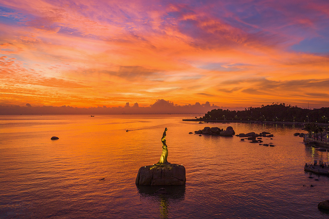 珠海渔女珠海地标卡点01