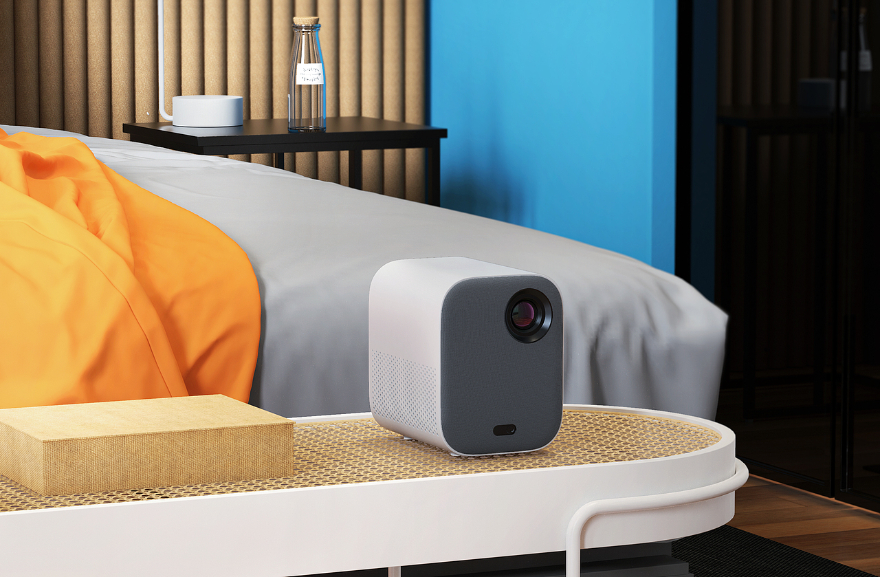 一组投影仪渲染