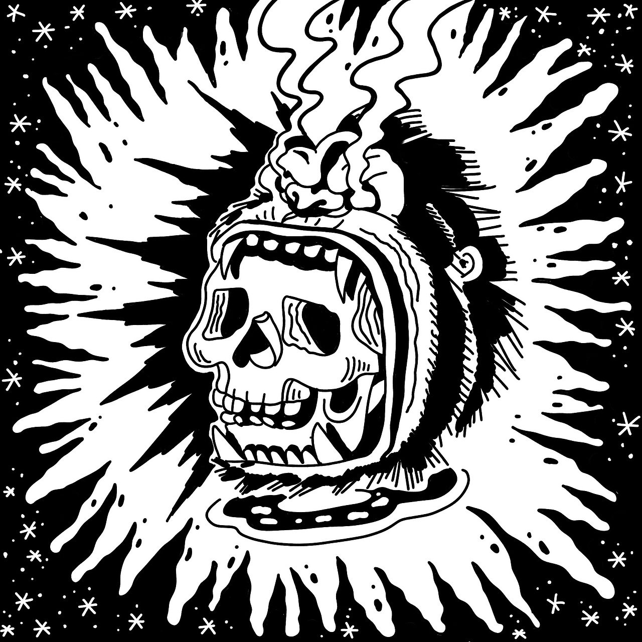 骷髅系列（图ZMjQ5MTM5OTY0） - 商业插画 - 站酷设计师YRDW原创素材 - 站酷ZCOOL