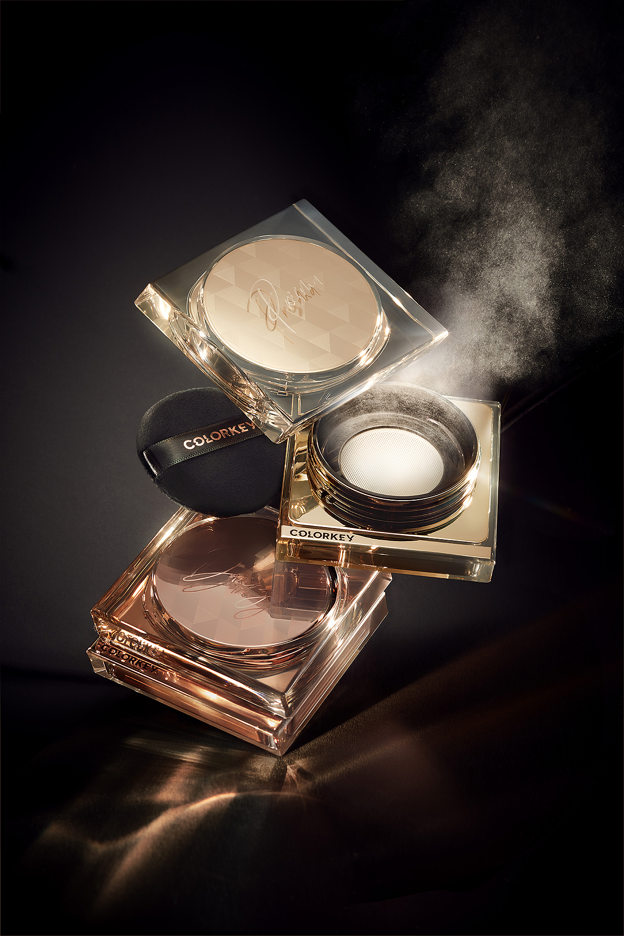 colorkey/珂拉琪小雾镜散粉kv大片拍摄/SESTUDIO摄影