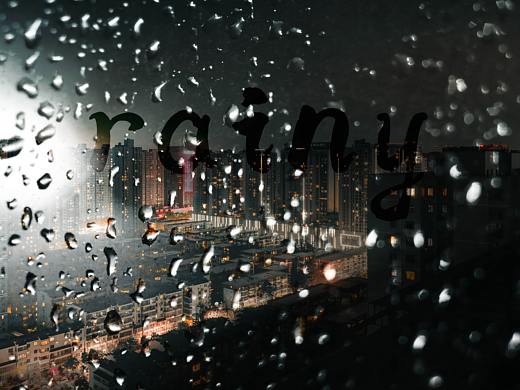 rainy黑金城市夜景雨幕版