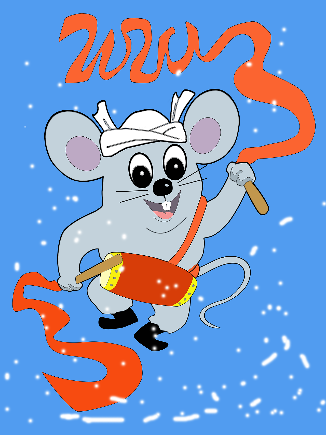 乖乖鼠贺年卡|平面|宣传物料|站zmy酷 - 原创作品 - 站酷 (zcool)